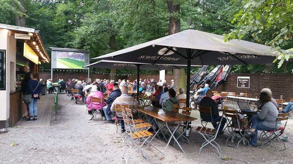 Ein Bild von unserem Biergarten